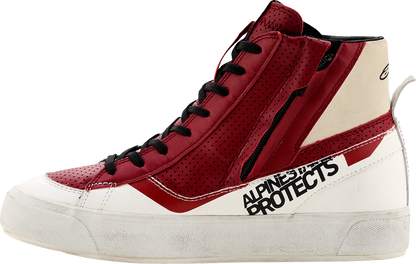 Alpinestars Stella Stated Flair Women's Street and Cycling Shoes – White and Rio Red, US Size 10