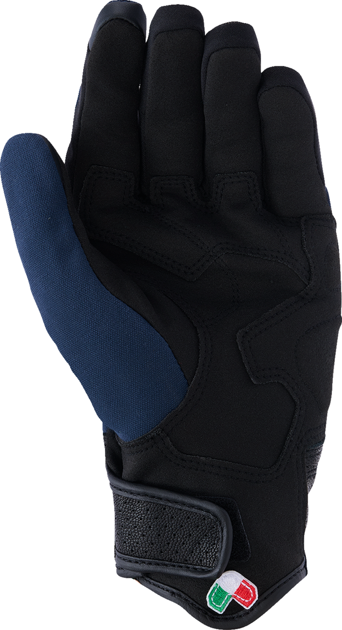 Alpinestars Tracker Gloves - Dark Blue/Black, Small - Lightweight Motorcycle Riding Gloves with Impact Protection and Breathable Design
