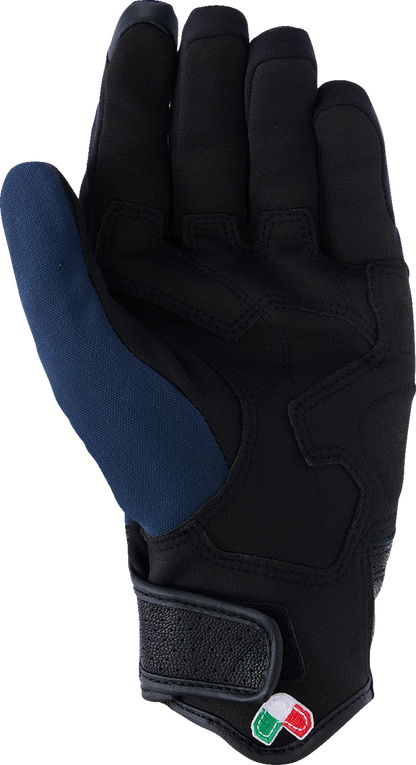 Alpinestars Tracker Gloves - Dark Blue/Black, Small - Lightweight Motorcycle Riding Gloves with Impact Protection and Breathable Design