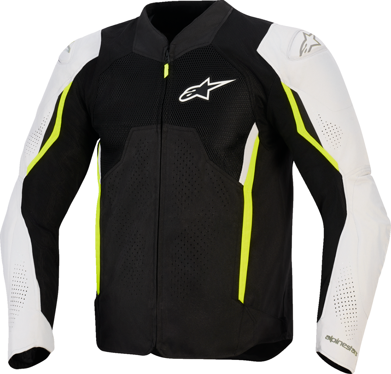 Alpinestars AST v3 Air Jacket - Black, Silver & Yellow Fluo, Size Small (Part No. 3300426-159-S)