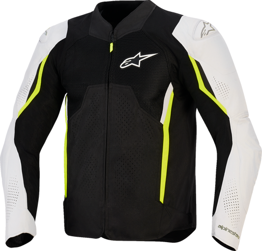 Alpinestars AST v3 Air Jacket - Black, Silver & Yellow Fluo, Size Small (Part No. 3300426-159-S)