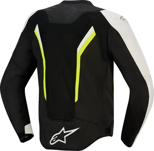 Alpinestars AST v3 Air Jacket - Black, Silver & Yellow Fluo, Large (Part Number 3300426-159-L)