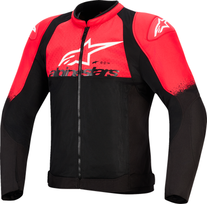 Alpinestars SMX Air Jacket - Red/Black, Small - Versatile Motorcycle Riding Gear