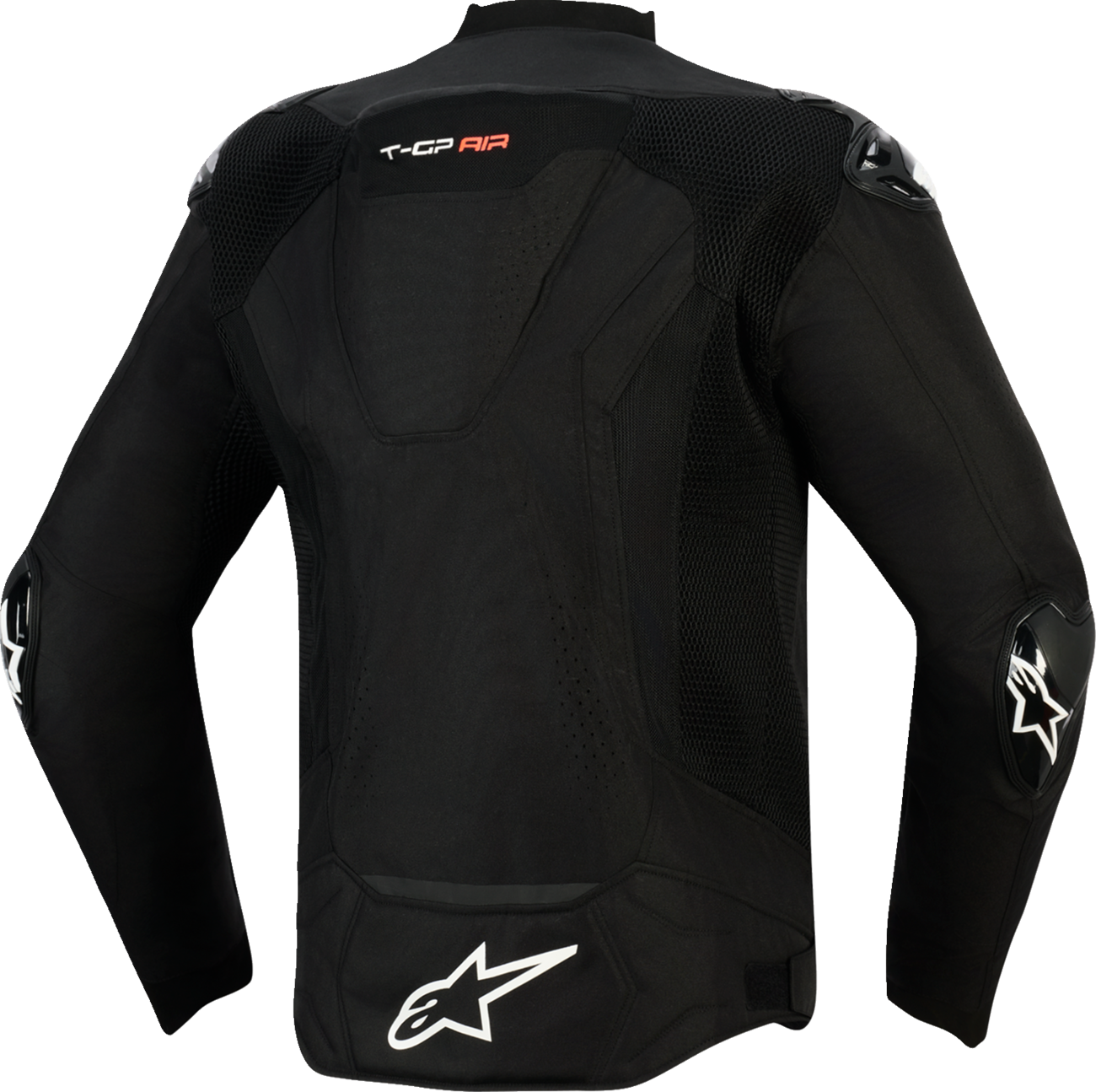 Alpinestars T-GP Air Jacket Black 3XL - Lightweight, Aerodynamic Racing Textile with Supertech R10 Aero Hump