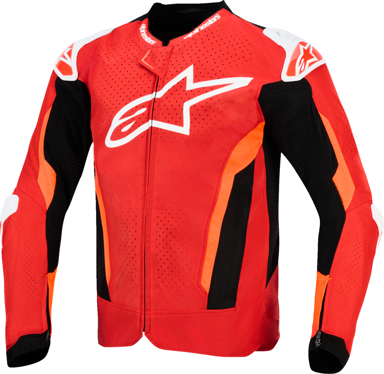 Alpinestars T-GP Air Jacket - Bright Red/Red Fluo/Black, XL (Part No. 3300626-3097-XL)