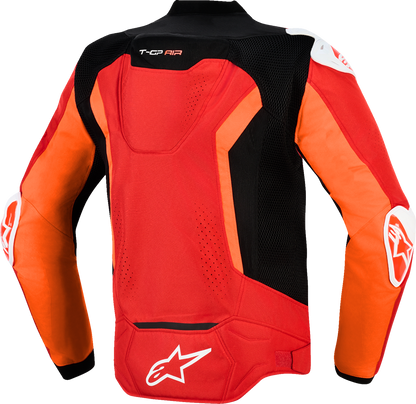 Alpinestars T-GP Air Jacket - Bright Red/Red Fluo/Black, XL (Part No. 3300626-3097-XL)