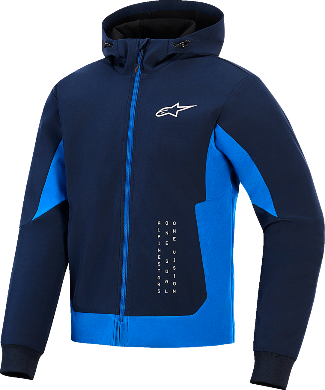 Alpinestars Radium Tech Jacket - Night Navy/Royal Blue, Size Large (Part No. 4202624-7296-L)