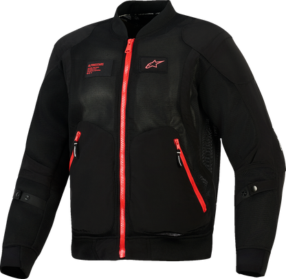 Alpinestars Flight Air Jacket - Black and Bright Red, Medium
