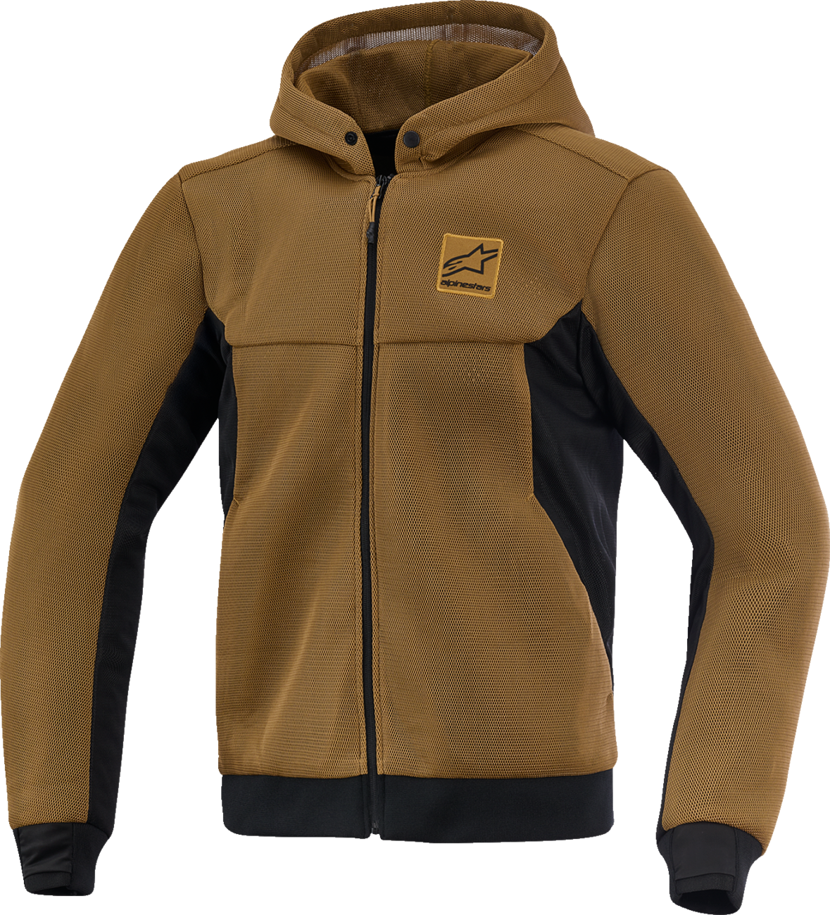 Alpinestars Chrome Super Airflow Hoodie - Utility Brown/Black, Small (Part Number 4200226-8056-S)
