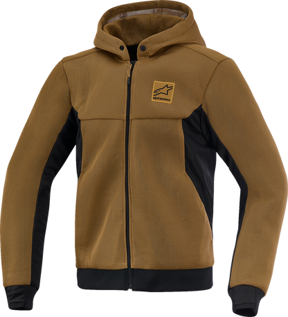 Alpinestars Chrome Super Airflow Hoodie - Utility Brown/Black, Small (Part Number 4200226-8056-S)