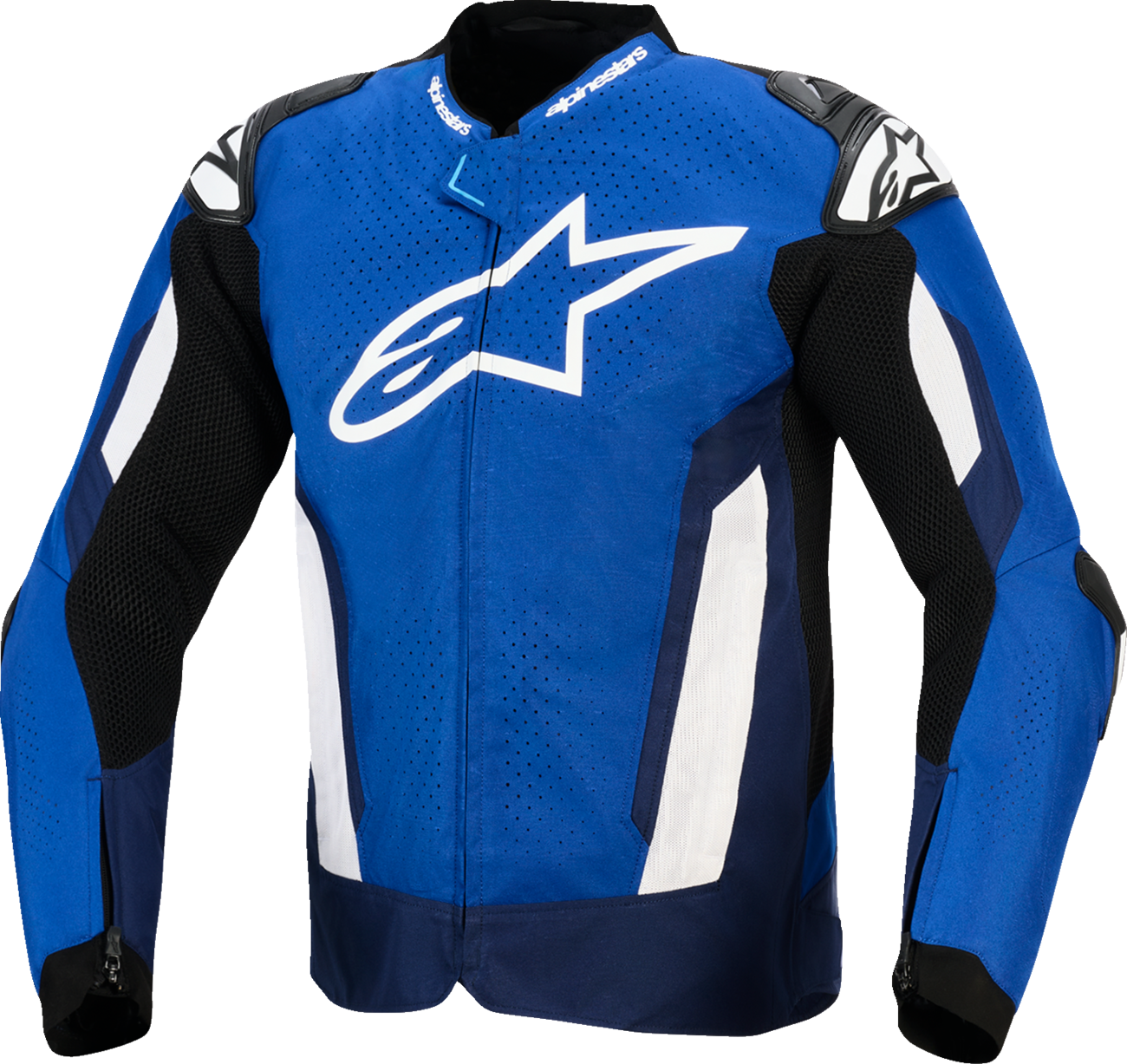 Alpinestars T-GP Air Jacket - Bright Blue, Navy, and White for Racing Performance - Part 3300626-7329-S