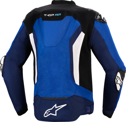 Alpinestars T-GP Air Jacket - Bright Blue, Navy, and White for Racing Performance - Part 3300626-7329-S