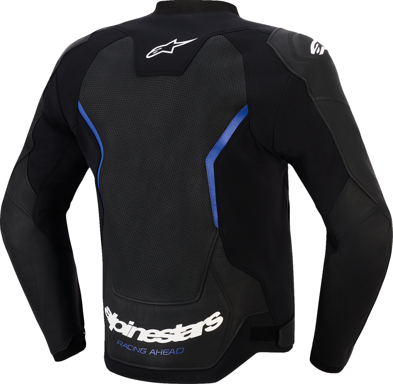 Alpinestars GP Force v2 Airflow Leather Jacket - Black/Metallic Blue US 46 / EU 56 - Part 3100326-1591-56