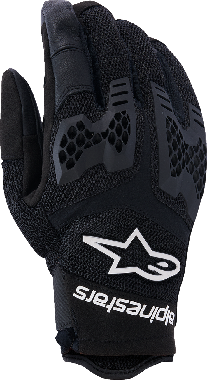 Alpinestars Manti Air Gloves - Black and White, Size XL - Lightweight Breathable Motorcycle Gloves