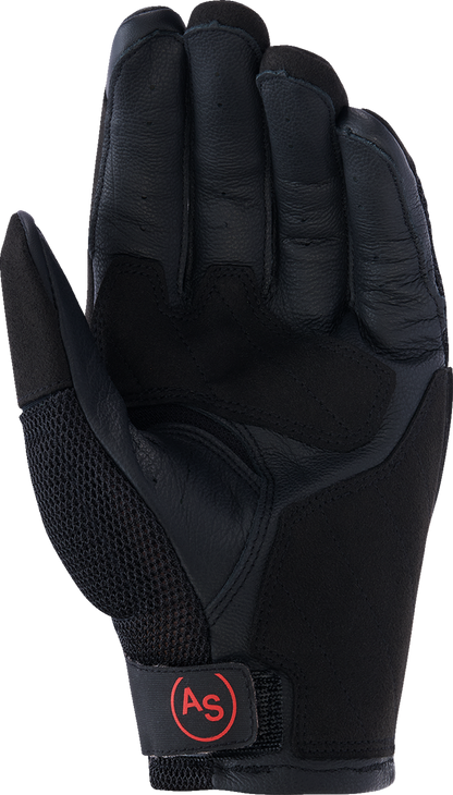 Alpinestars Manti Air Gloves - Black and White, Size XL - Lightweight Breathable Motorcycle Gloves