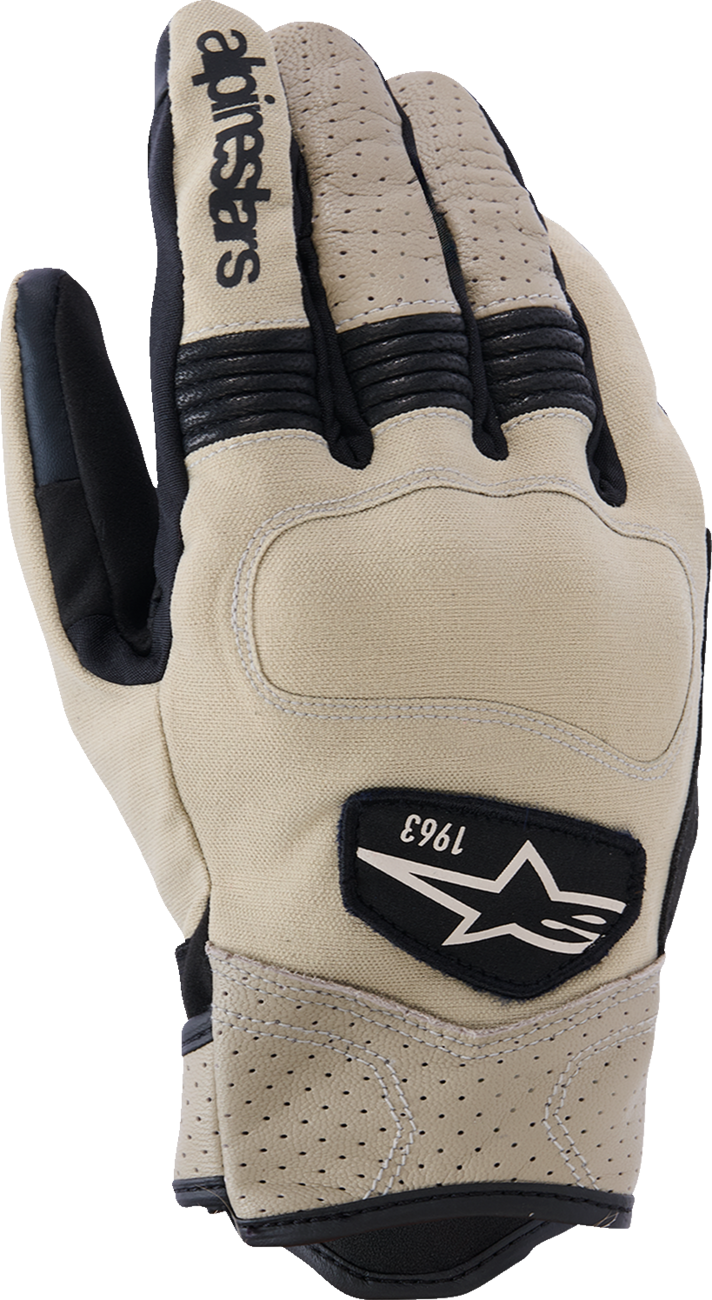 Alpinestars Tracker Gloves - Aluminum and Black, 2XL (Part #3561226-9316-2X)