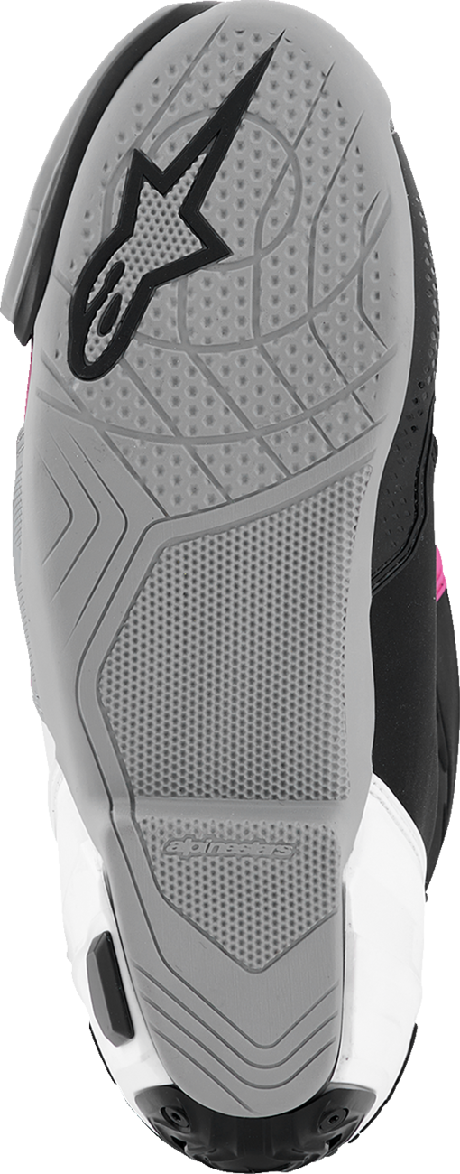 Alpinestars Supertech R Motorcycle Boots - Black, Magenta, White, Yellow - US 10.5 / EU 45