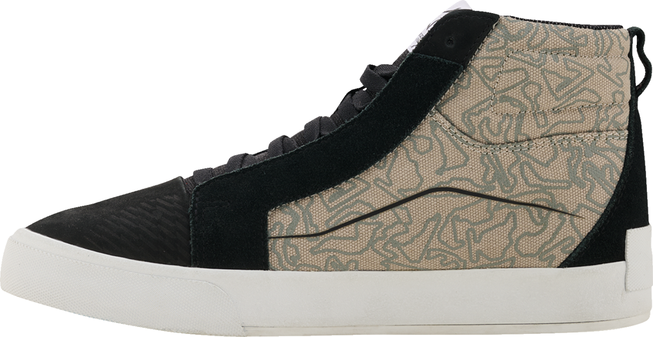 Alpinestars Ride-63 Canvas Shoes for Urban Riding - Black, Cool Gray, White - US 11.5, Part Number 2540726-1471-115