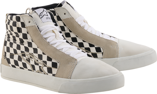 Alpinestars Ride-63 Canvas Shoes – White/Black/Chess US 7, Part Number 2540726-2081-7