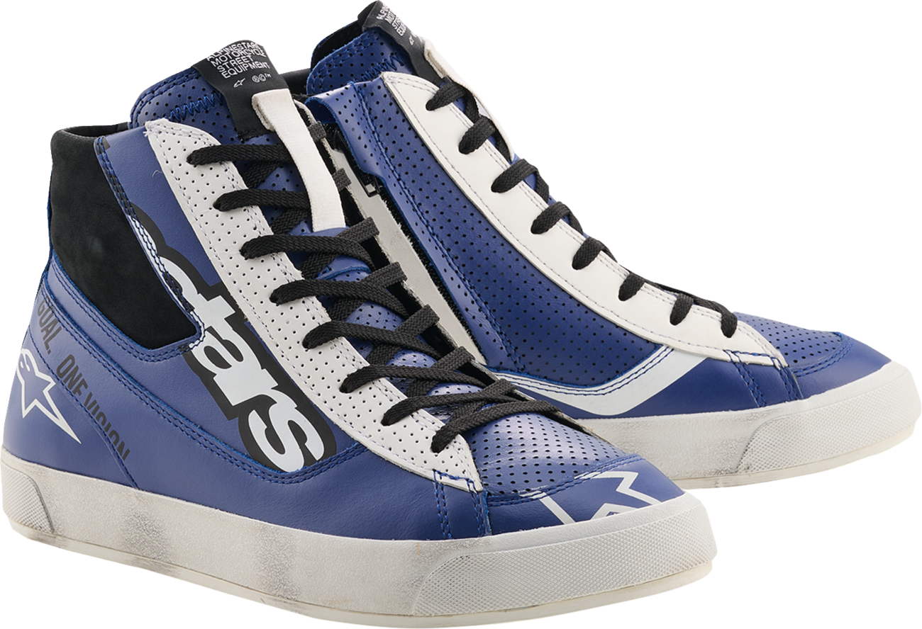 Alpinestars Stated Flair Shoes US 10 - Blue, White & Black with Advanced Urban Sole