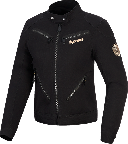 Alpinestars Stella Grace Jacket - Black, Size Small - Versatile Workwear-Inspired Motorcycle Jacket