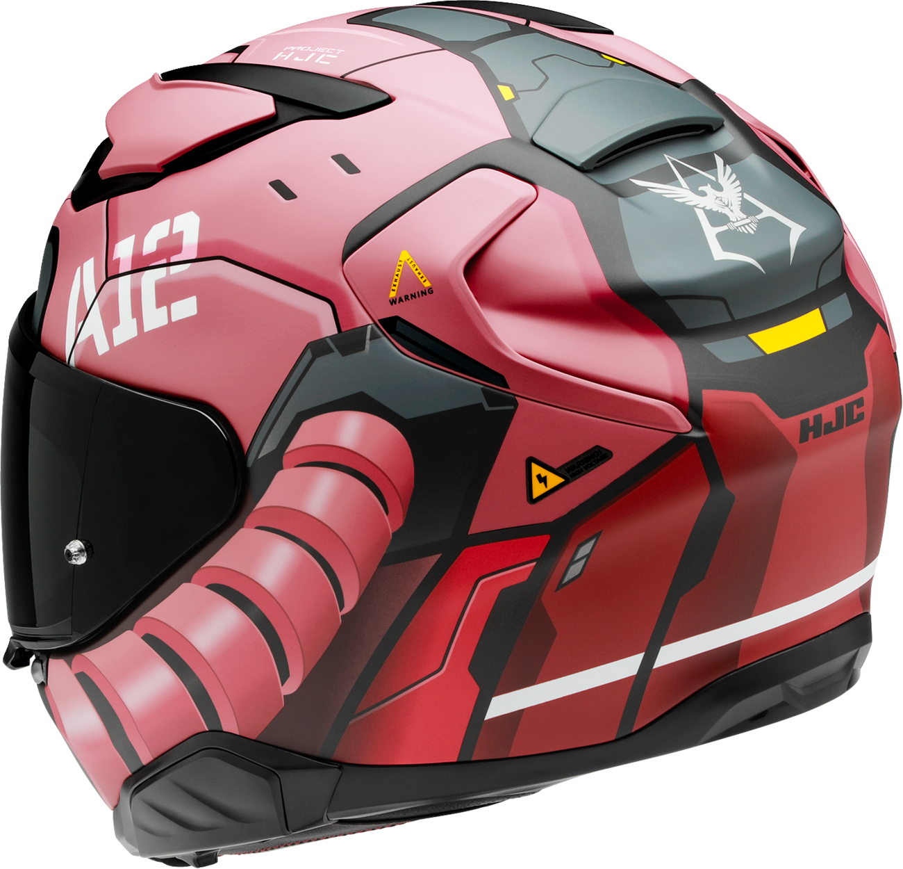 HJC F71 Zaku Motorcycle Helmet with Bluetooth Smart System and Sun Visor - 2XL by HJC Part 461922