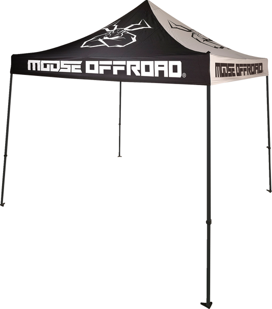 MOOSE OFFROAD 10 x 10 Canopy with Heavy-Duty PVC-Coated Fabric and Collapsible Steel Frame