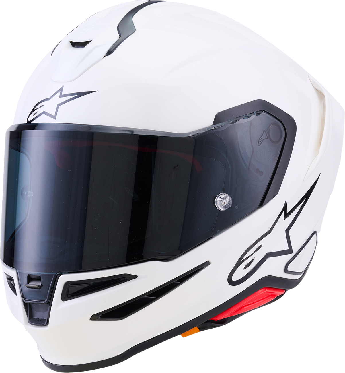 Alpinestars Supertech R7 Helmet - 22.06, Solid Gloss White, XS (Part No. 8202126-2180-XS)