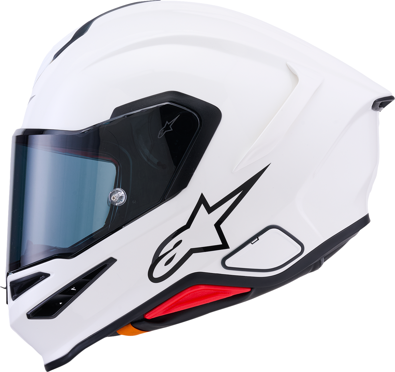 Alpinestars Supertech R7 Helmet - 22.06, Solid Gloss White, XS (Part No. 8202126-2180-XS)
