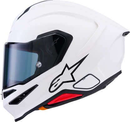 Alpinestars Supertech R7 Helmet - 22.06, Solid Gloss White, XS (Part No. 8202126-2180-XS)