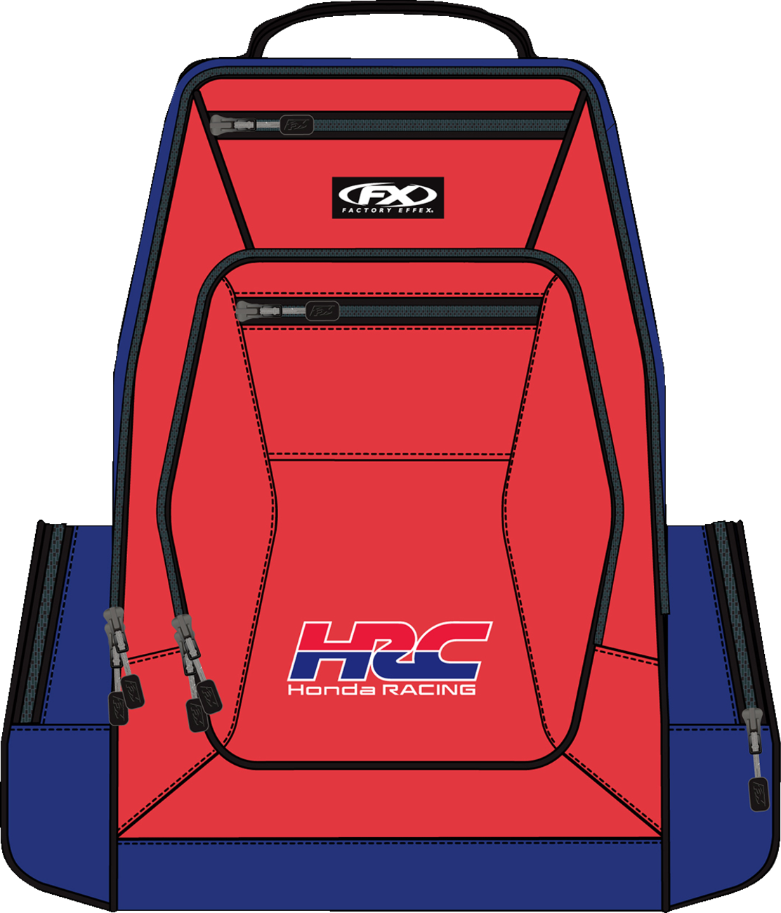 Factory Effex HRC Nylon Backpack with Padded Laptop Compartment, Orange (Part No. 29-89302)