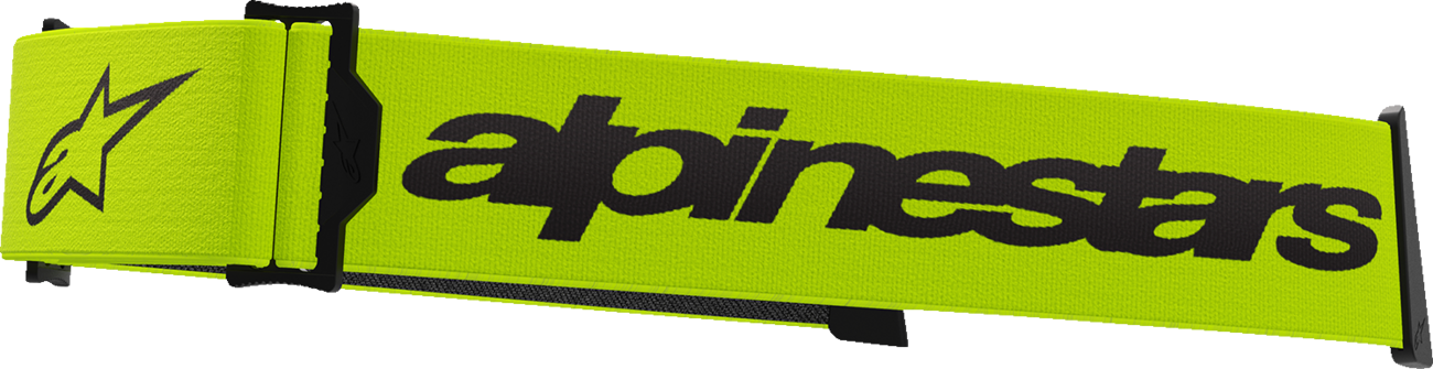 Alpinestars GOGGLES Supertech Goggle Strap - Yellow/Black (Part #9400125-551)
