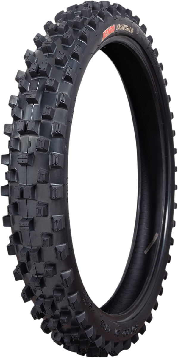 KENDA Washougal III K7102F Front Tire 70/100-17 for Intermediate-to-Hard Terrain