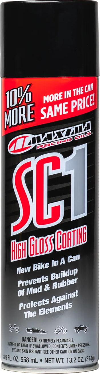 MAXIMA RACING OIL SC1 High Gloss Coating - 13.2 oz Aerosol - Part #78920