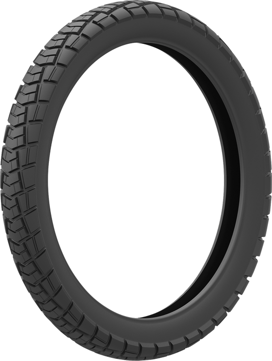 KENDA Trakmaster DTR Front Motorcycle Tire 120/90B18 65T for Adventure and Dual Sport Bikes