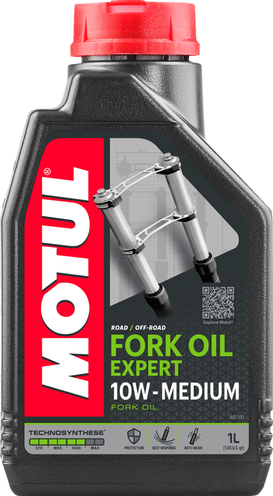 MOTUL Medium Expert Fork Oil 10W – Part Number 114435 for Motorcycle Forks