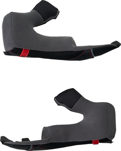 Alpinestars Supertech R7 Cheek Pads - Gray, 25 mm - Part Number 895182611-O25