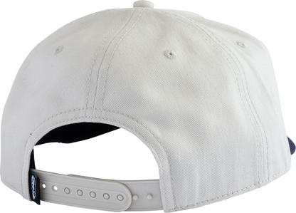 FMF Machinist Hat - Stone SU26196902STNOS with 5-Panel Twill Snapback and Custom Embroidery