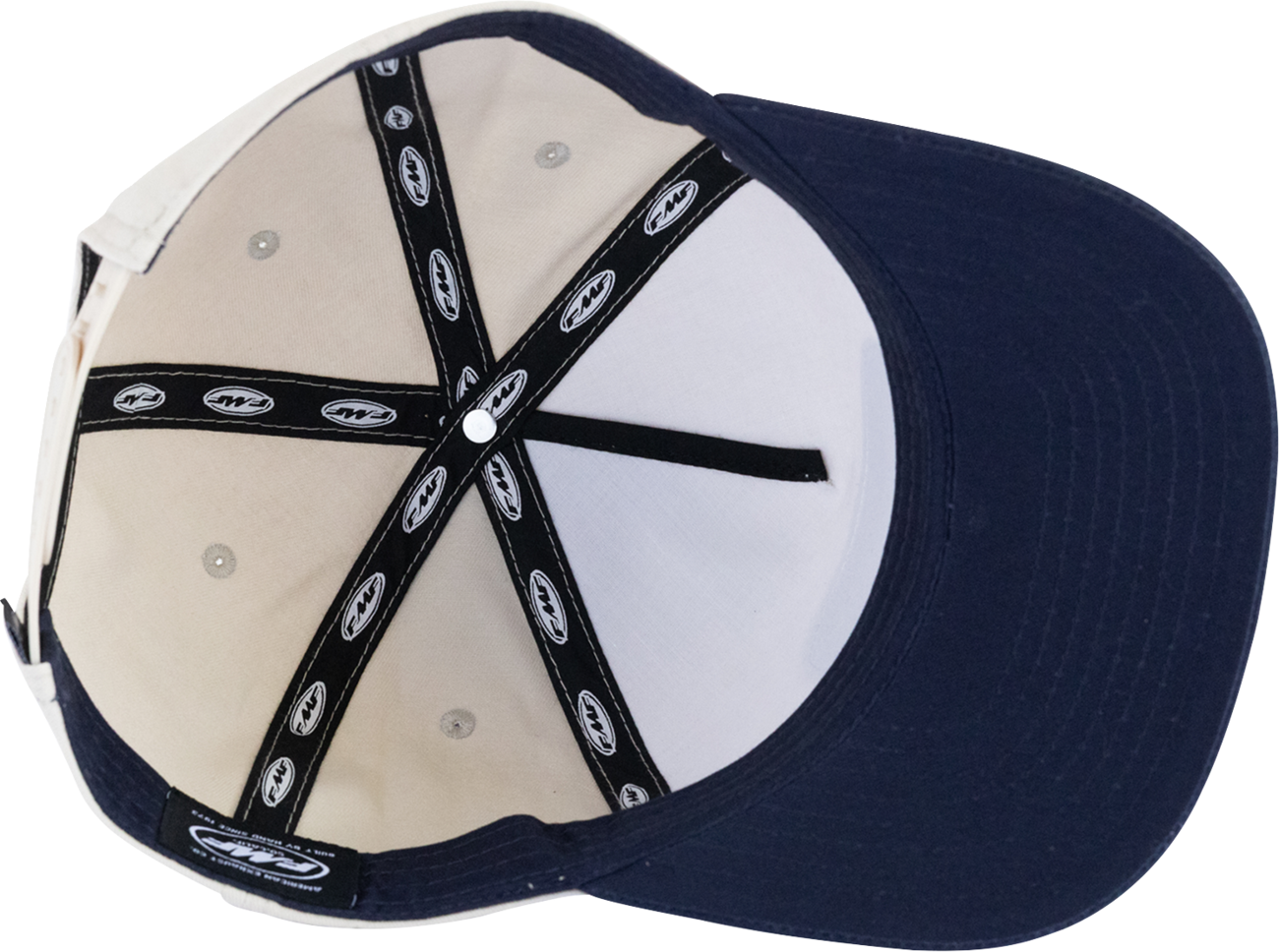 FMF Machinist Hat - Stone SU26196902STNOS with 5-Panel Twill Snapback and Custom Embroidery