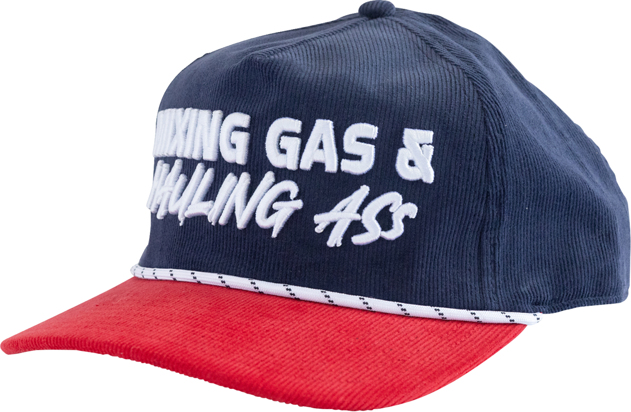 FMF Mixers Hat - Navy SU26196900NVYOS with Corduroy Snapback and Contrast Visor
