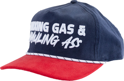 FMF Mixers Hat - Navy SU26196900NVYOS with Corduroy Snapback and Contrast Visor