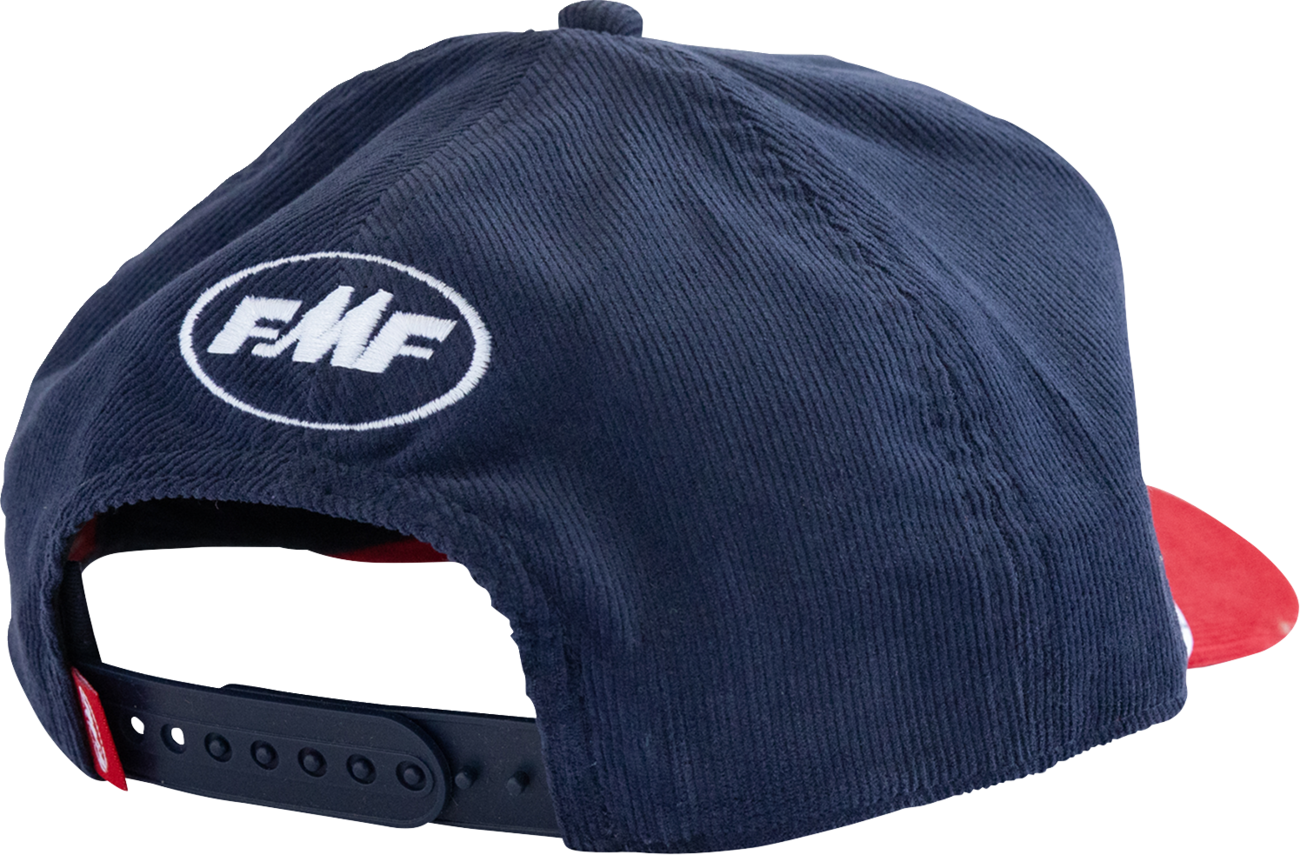 FMF Mixers Hat - Navy SU26196900NVYOS with Corduroy Snapback and Contrast Visor