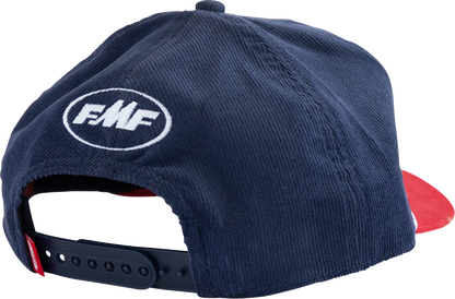 FMF Mixers Hat - Navy SU26196900NVYOS with Corduroy Snapback and Contrast Visor