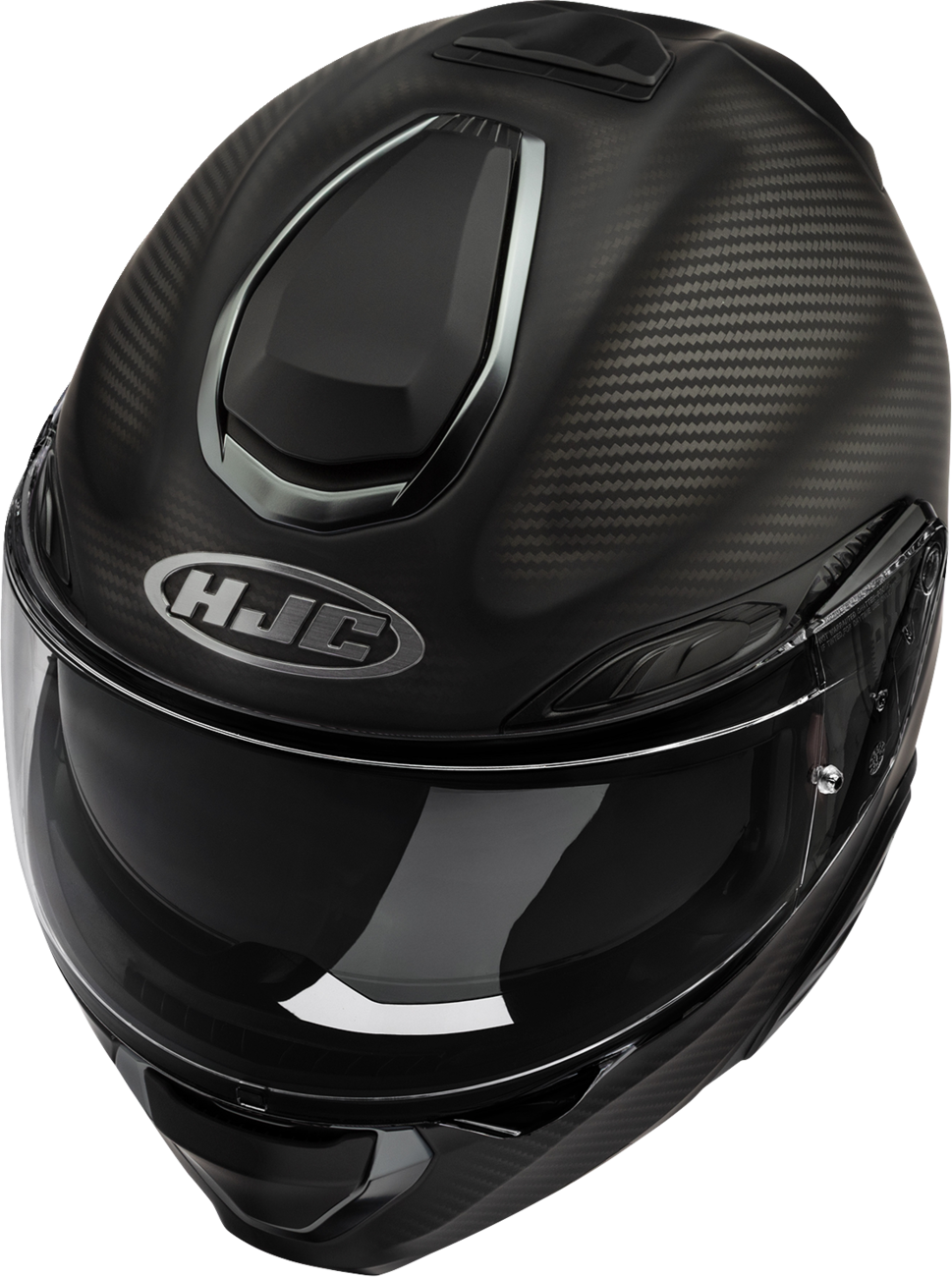 HJC RPHA 91 Carbon Modular Helmet - Solid Matte Carbon, Medium (Part Number: EB19NUS53MCV)
