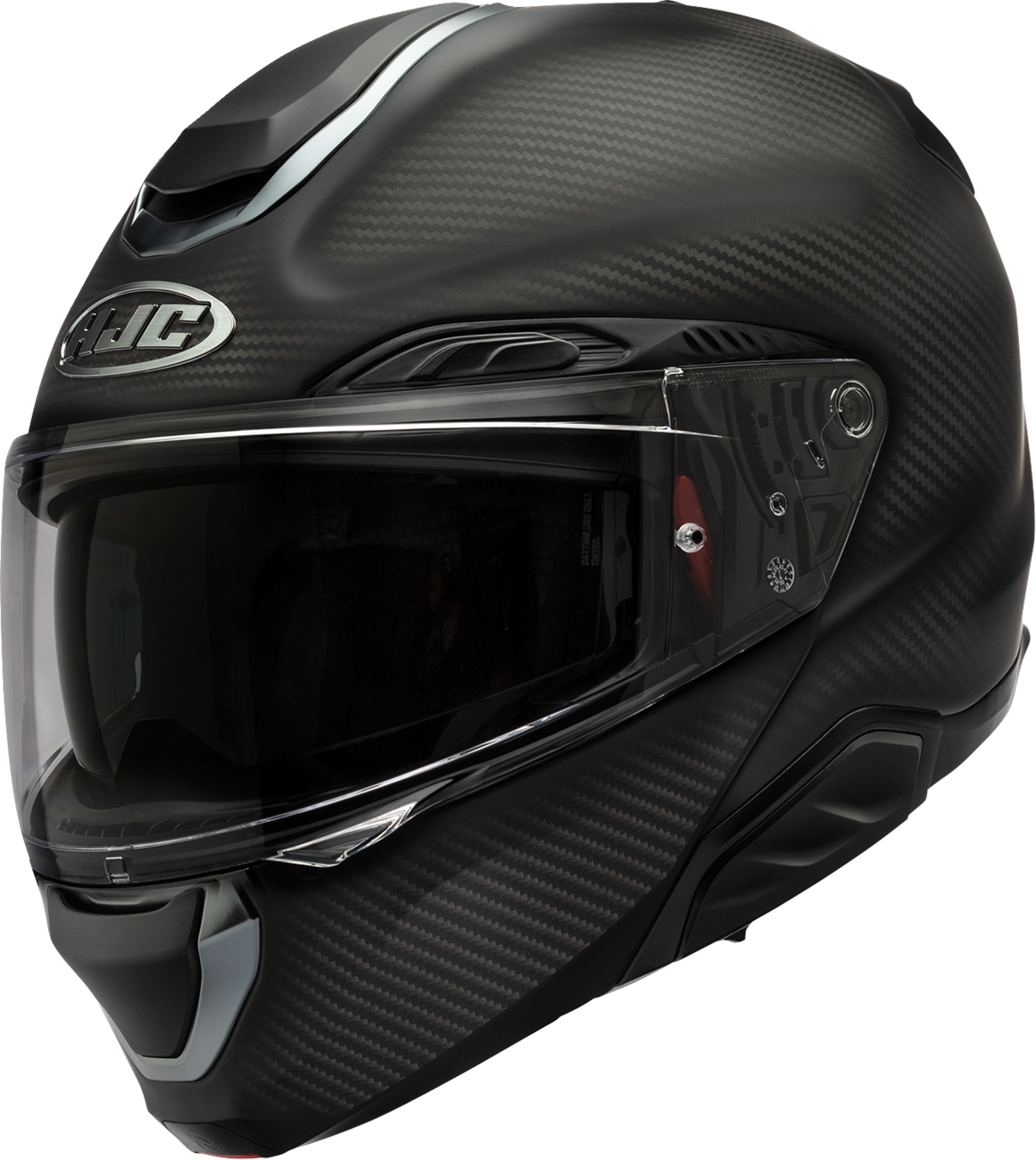HJC RPHA 91 Carbon Modular Helmet - Solid Matte Carbon, Medium (Part Number: EB19NUS53MCV)