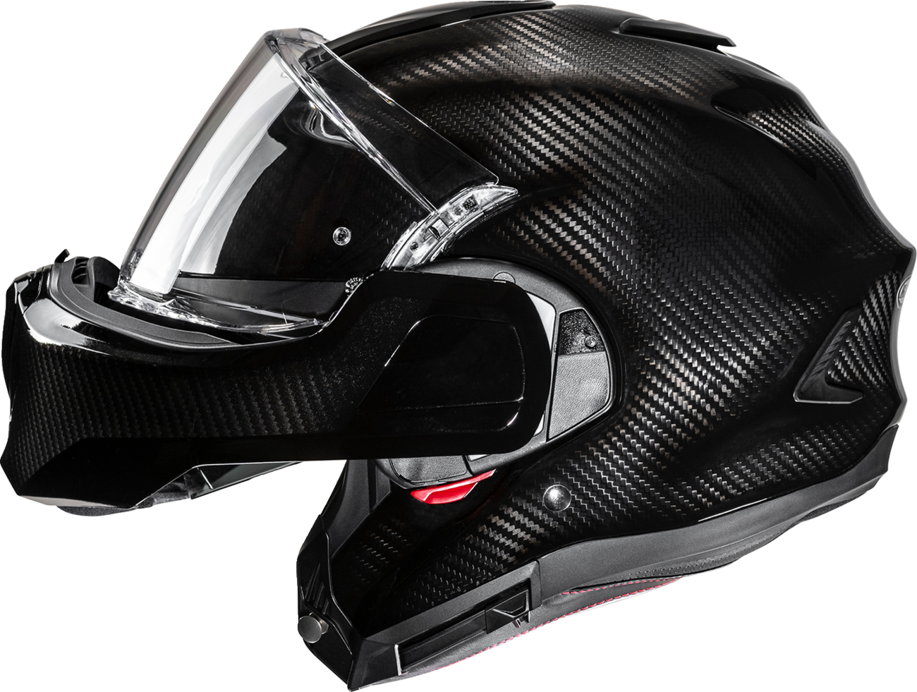 HJC F100 Carbon Modular Helmet - Solid Matte Carbon XS EB20NUS31MCV