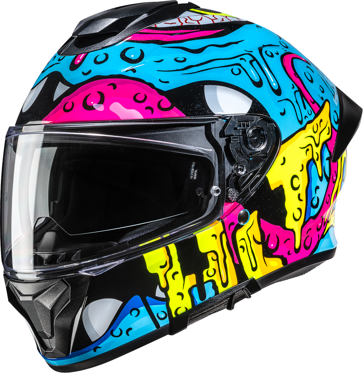 HJC C71 Squeeze Helmet with Sunshield and Advanced Ventilation System – Model FP69NUS8328V