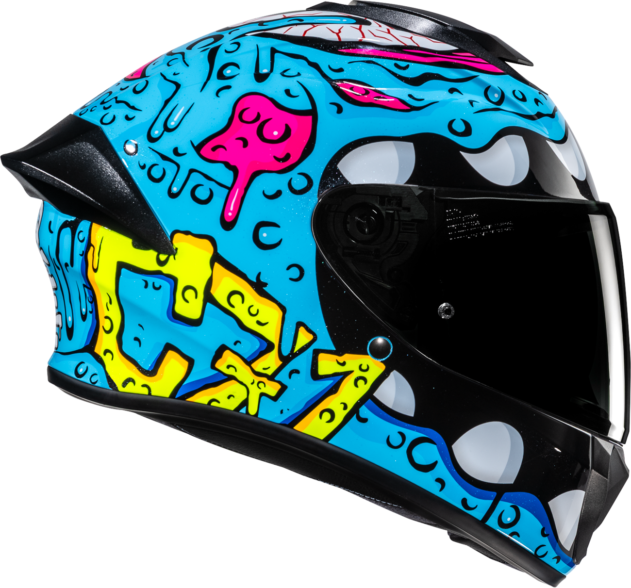 HJC C71 Squeeze Helmet with Sunshield and Advanced Ventilation System – Model FP69NUS8328V