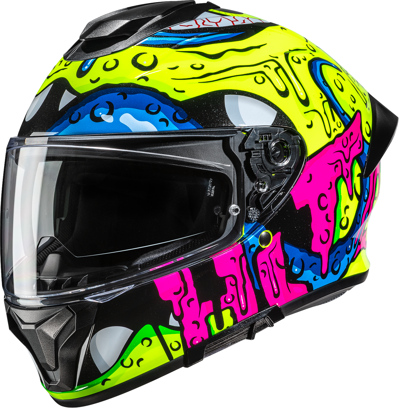 HJC C71 Squeeze Motorcycle Helmet with Sunshield and Advanced Ventilation - Model FP69NUS5332V