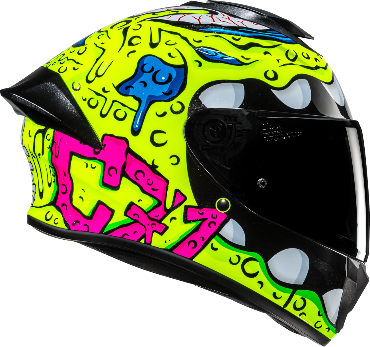 HJC C71 Squeeze Motorcycle Helmet with Sunshield and Advanced Ventilation - Model FP69NUS5332V